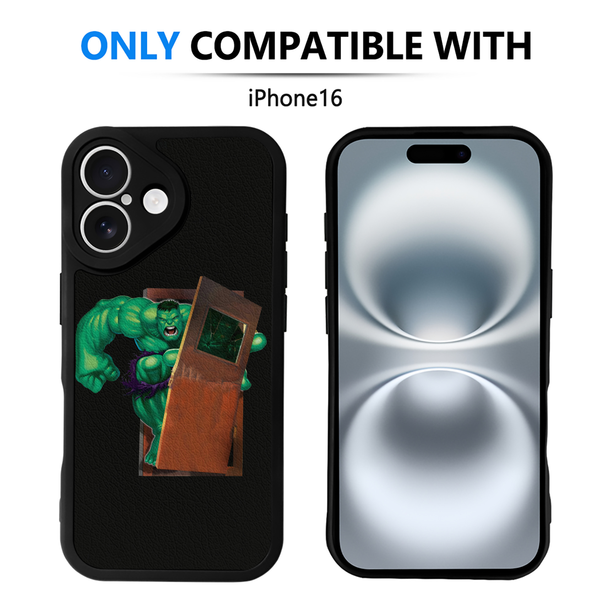 （画像用） アベンジャーズ The Avengers 【iPhone 16シリーズ対応】シリコンスマホケース（レザー調） 材質：シリコン